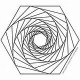 Kaleidoscope Hubpages Geometrische Geometrie Dreieck Dimensional Artikel sketch template
