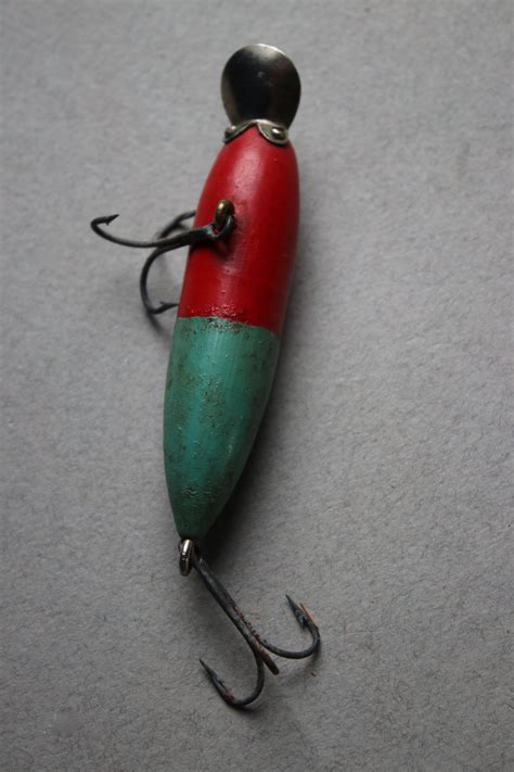 vintage wooden fishing lure