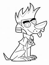 Johnny Test Drawing Dukey Coloring Pages Family Getdrawings sketch template