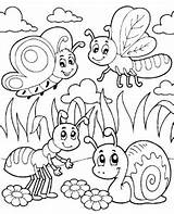 Bug Insect Sheets Topcoloringpages Spiders Insectos Bestcoloringpagesforkids Coloringstar Spider Meadow Surfnetkids Snail Pintar Creepy sketch template