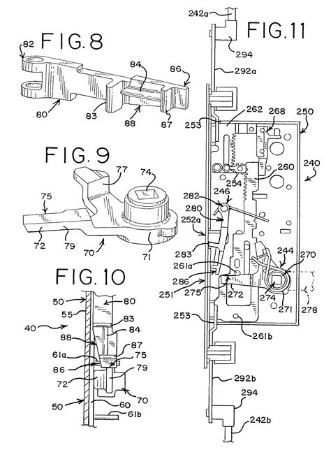 patent  lock assembly google patents