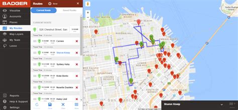 route planner  multiple stops badger maps