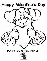 Coloring Pages Valentine Puppy Pdf Dog Color Valentines Happy Printable Mine Dogs Colouring Downloads Getcolorings Days Sheets Comments Uploaded User sketch template