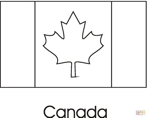 canada flag coloring page  printable coloring pages