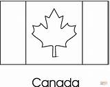 Flag Coloring Pages Canada Canadian Printable Color Detailed Supercoloring Print Popular Categories sketch template