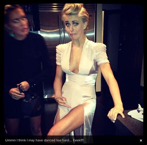 julianne hough partied so hard she ripped her dress is officially