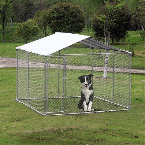 outdoor dog kennel  cover uv protection    house canopy crate large  ebay