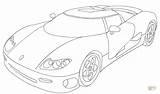 Koenigsegg Coloring Pages Drawing Konigsegg Mclaren Printable Line F1 Regera Getdrawings Cars Template Supercars sketch template