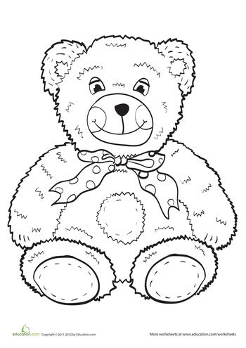worksheets teddy bear coloring page teddy bear crafts teddy bear day