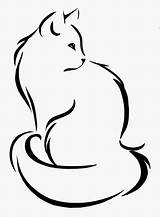 Plotter Katzen Katze Umriss Zeichnen sketch template