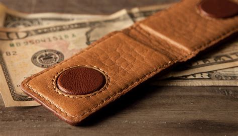 premium leather money clip vaja