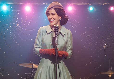 rachel brosnahan on what it s really like to walk in 1950s