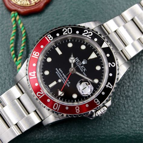 rolex gmt master  ref  swiss  dial mint dp watches