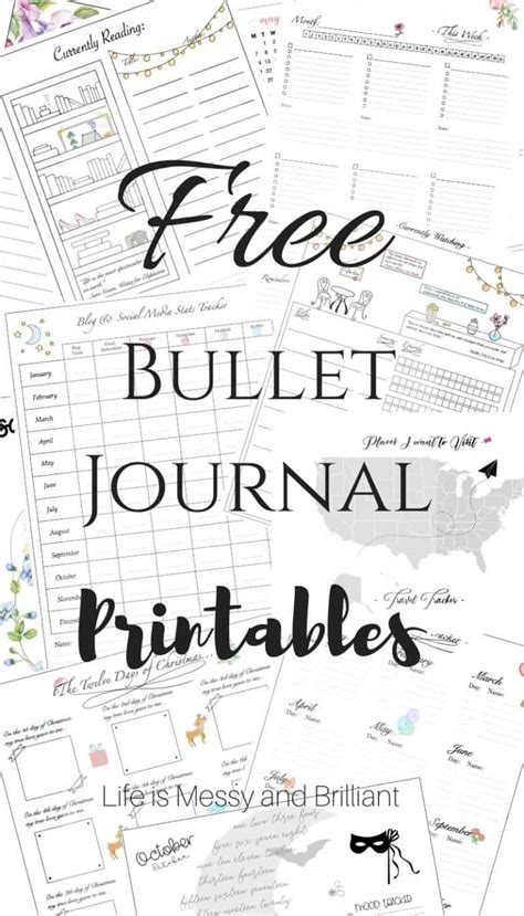 bullet journal stickers printable