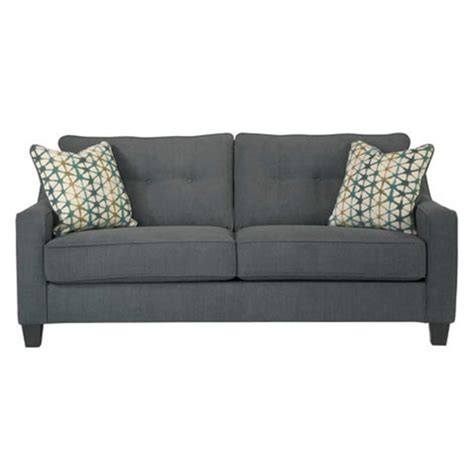 6080438 ashley furniture shayla dark gray sofa