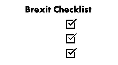 brexit checklist   business electricie