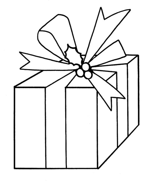 preview christmas coloring pages presents