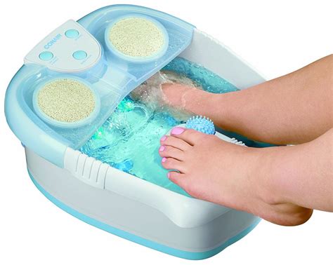 conair waterfall foot bath with lights and bubbles artofit
