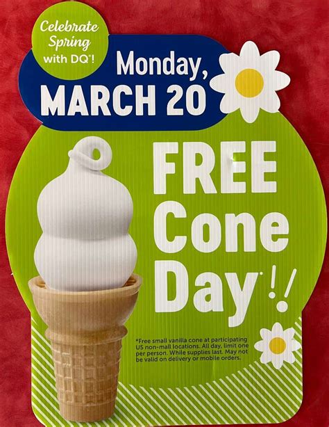 dairy queen hosts  cone day  march  living   cheap
