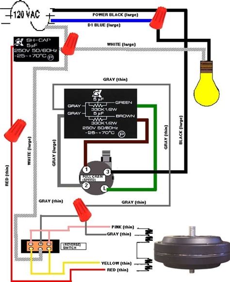 hampton bay ceiling fan wiring diagram fuse box  wiring diagram