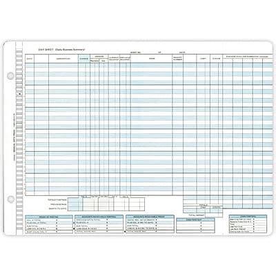 medical arts press replacement day sheet forms day sheet  deposit
