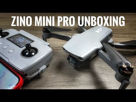 hubsan zino mini pro unboxing setup  overview youtube