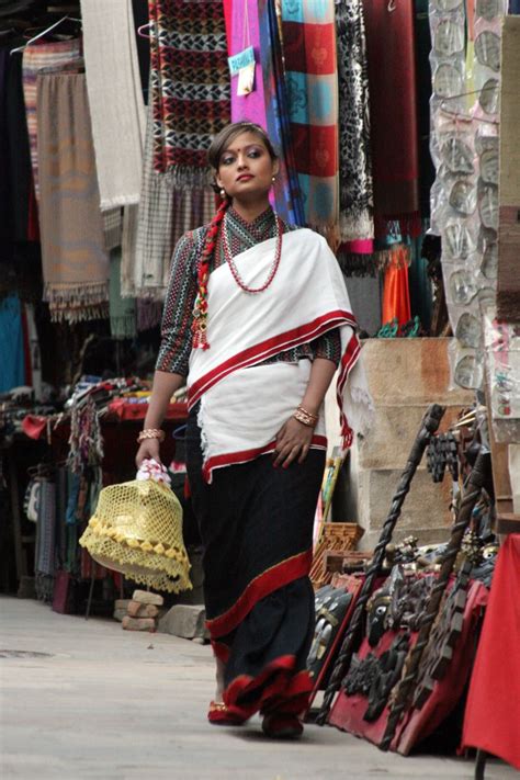 Traditional Newari Attire Tradition Culture Nepali Dress Culture