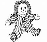 Coloring Creepy Pages Doll Sketch Dolls Popular Coloringhome sketch template