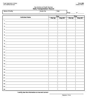 daily activity log template  forms fillable printable samples