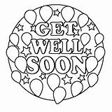 Well Soon Coloring Pages Cards Printable Kids Nice Pic Clipart Card Desicomments Better Swing Thecolor Feel Search Set Color Sheets sketch template