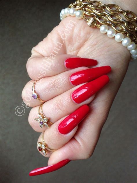 18 best images about my long nails fetish on pinterest sexy long red nails and hot pink