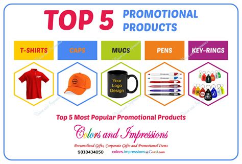 colors  impressions top  promotional products