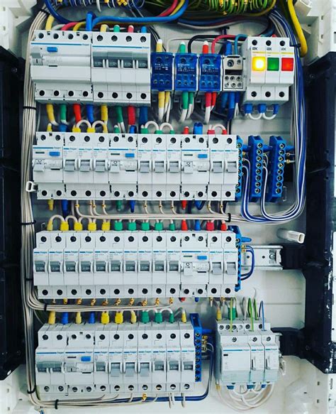 distribution board distribution board electrical panel wiring home electrical wiring