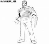 Sandman Marvel Draw Drawing Drawingforall Ayvazyan Stepan Tutorials Comics Posted sketch template