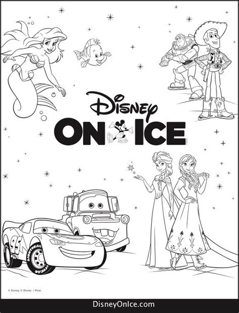 disney  ice coloring pages