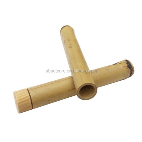 Natural Bamboo Straw Bamboo Tube With Wooden Stopper For Package