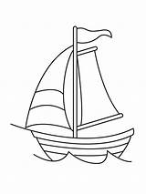 Sailboat Printable Sailing sketch template