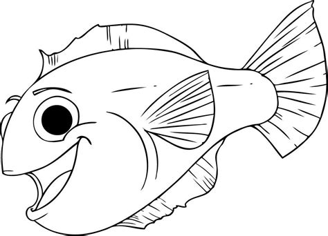 printable large fish coloring pages  printable fish coloring