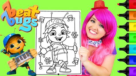 coloring beat bugs jay crayola coloring page prismacolor markers