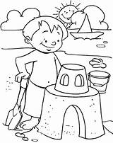 Summer Pages Printable Colouring Preschool Kids Coloring Color Getcolorings sketch template