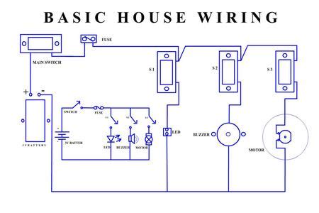 simple house wiring diagram  wiring diagrams nea