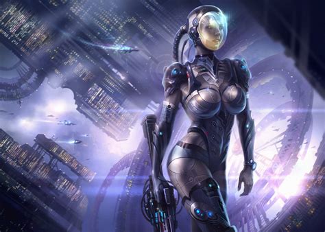 Warrior Girls Robot Cyborg Wallpapers Hd Desktop And Mobile