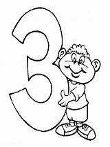 123 Coloring Pages Numbers Number Printable sketch template