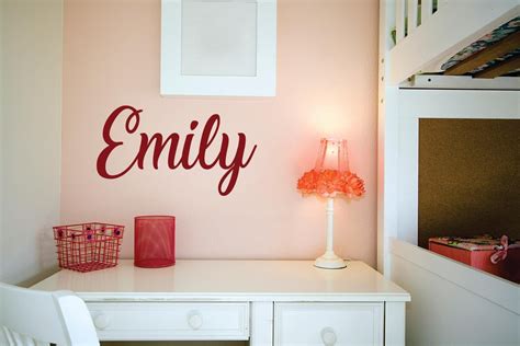 personalized  vinyl decal sticker custom initial wall art personalization decor sticker