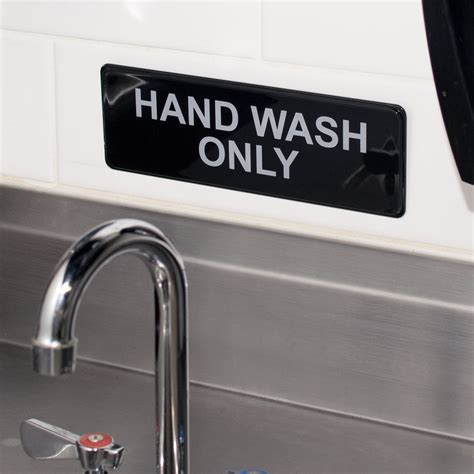 hand wash  sign black  white