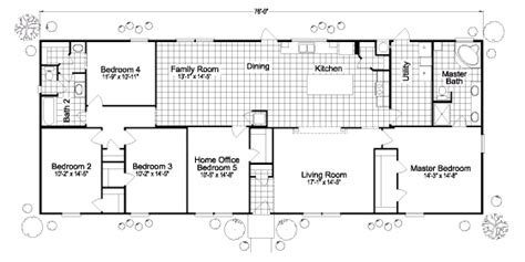 awesome  bedroom mobile home floor plans  home plans design