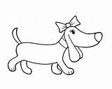 Coloring Dachshund Spitz Sphinx sketch template