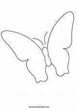 Farfalle Sagome Farfalla Sagoma Lavoretticreativi Lavoretti Creativi Carta Gioielli sketch template