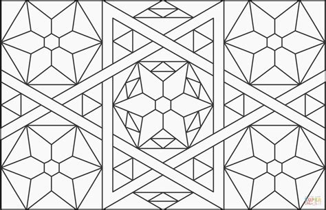 simple  mosaic coloring pages    mosaic patterns