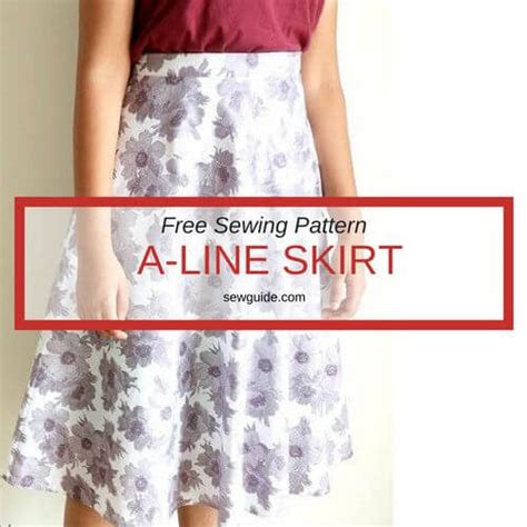skirt diy pattern  sewing tutorial sewguide